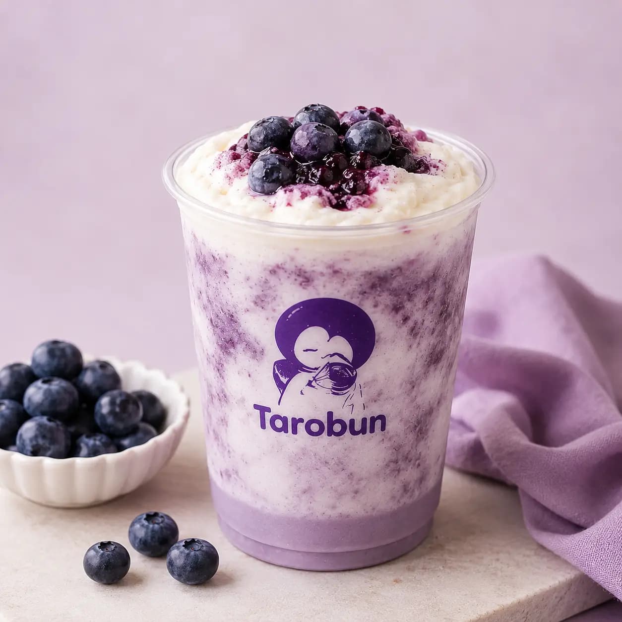 Taro Blueberry Drink